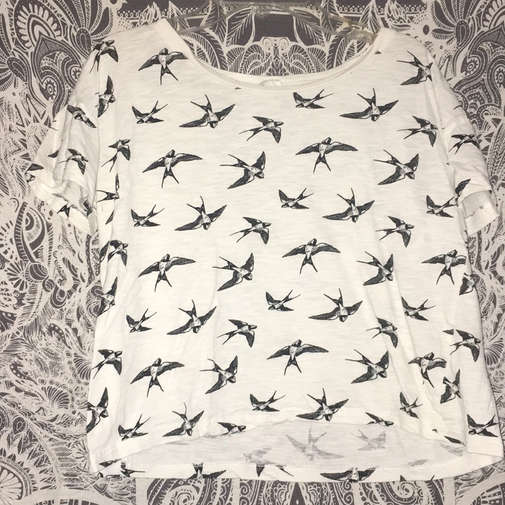 White Graphic Tee
